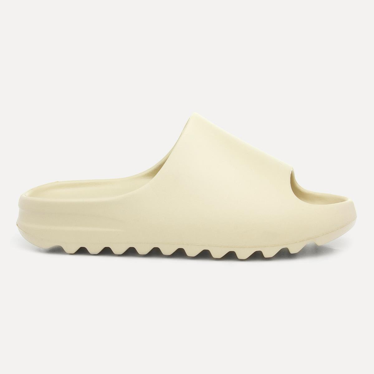 Womens Cream Chunky EVA Slider