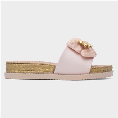 Darcie Womens Pink Mule Sandal