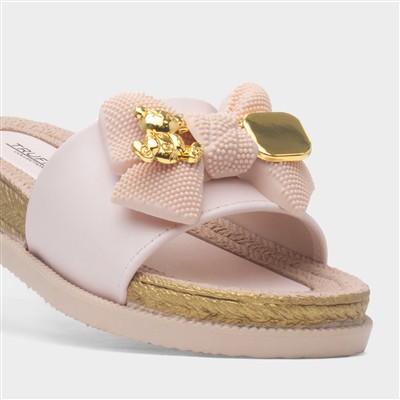 Darcie Womens Pink Mule Sandal