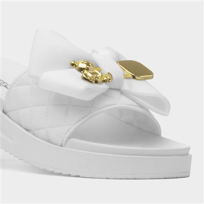 Josie Women's White Mule Sandal