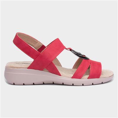 Amy Womens Red Sandal