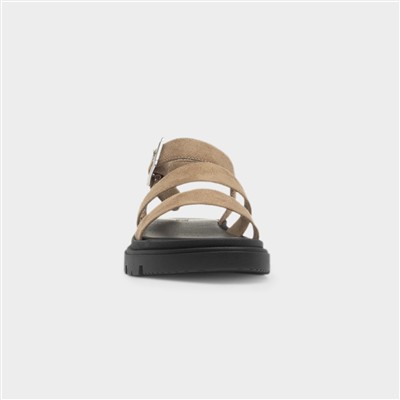 Rae Womens Taupe Chunky Sandal