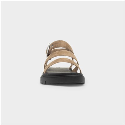 Rae Womens Taupe Chunky Sandal