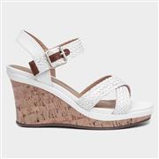 Sprox Womens White Wedge Sandals (Click For Details)