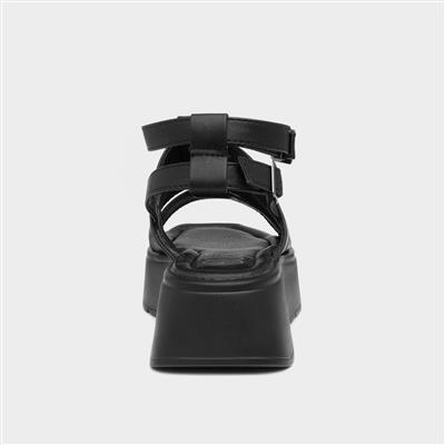 Kenya Womens Black Chunky Sandal