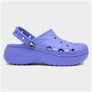 Crocs Baya Womens Lapis Blue Platform Clog (Click For Details)
