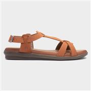 Hush Puppies Kate Womens Tan Leather Sandals (Click For Details)