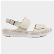 Caprice Nappa Womens Beige Leather Sandal (Click For Details)