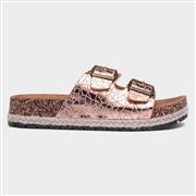 Heavenly Feet Alexis Womens Rose Gold Sandals (Click For Details)