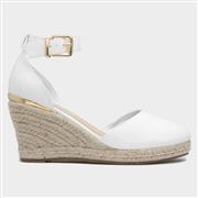 Truffle Amber Womens White Wedge Sandal (Click For Details)