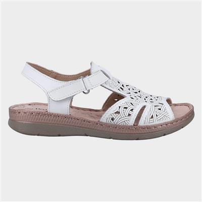 Ruth Womens White Sandal