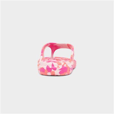 Everywear Womens Pink Tie Dye EVA Sandal