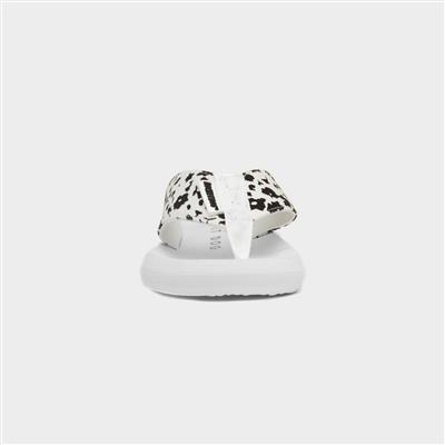 Spotlight Lyon Womens White Flip Flop