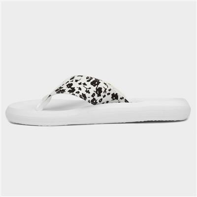 Spotlight Lyon Womens White Flip Flop