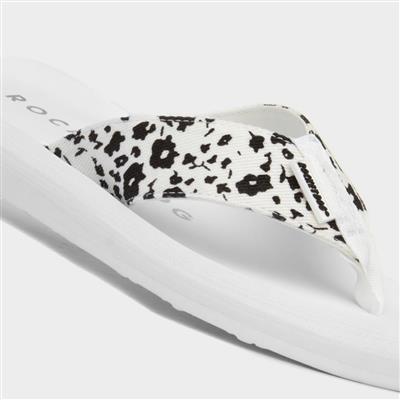 Spotlight Lyon Womens White Flip Flop