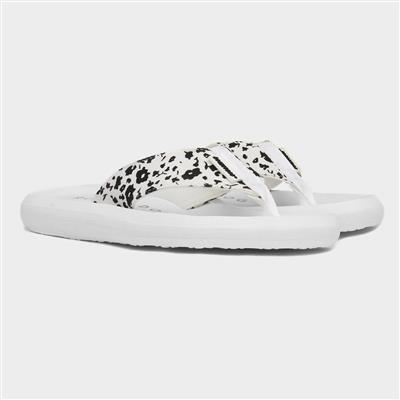 Spotlight Lyon Womens White Flip Flop