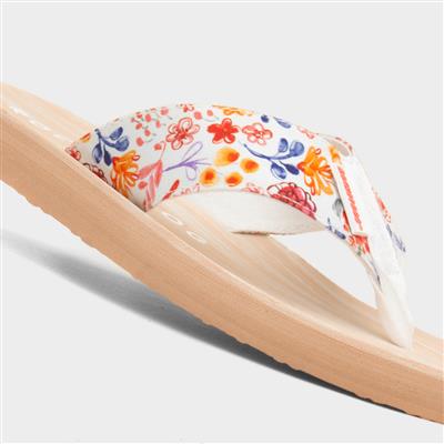 Adios Kitts Womens Multi Flip Flop