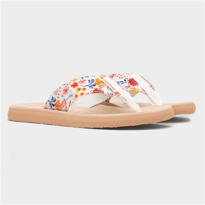 Adios Kitts Womens Multi Flip Flop