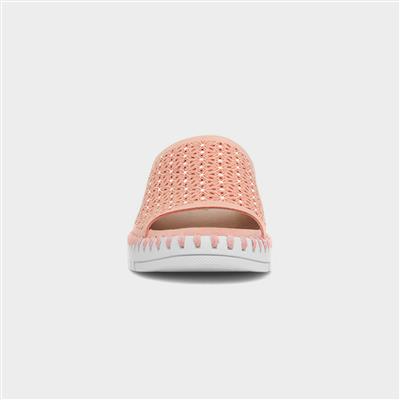 Milos Womens Pink Sequin Sandal