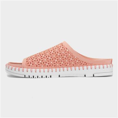 Milos Womens Pink Sequin Sandal