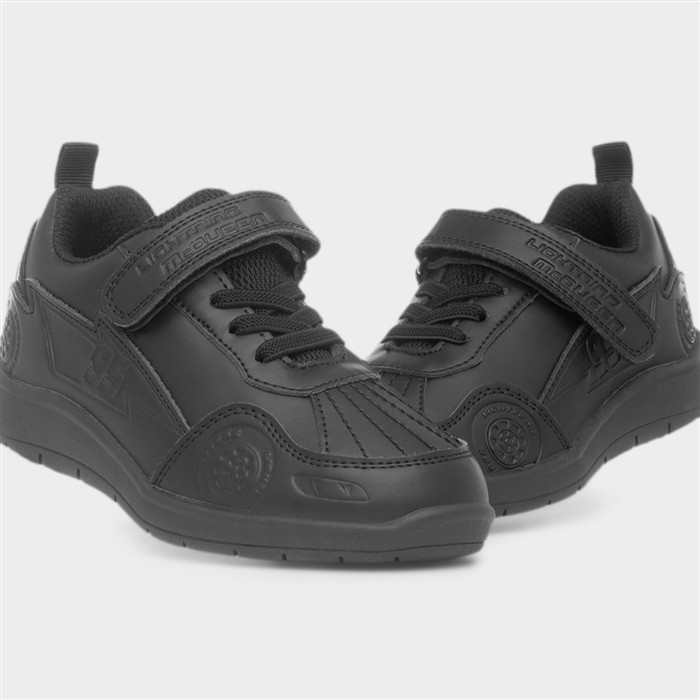 Vitar Kids Black School Shoe