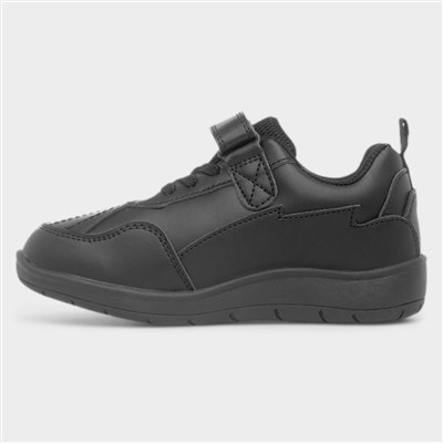 Vitar Kids Black School Shoe