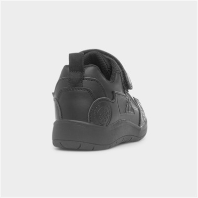 Vitar Kids Black School Shoe