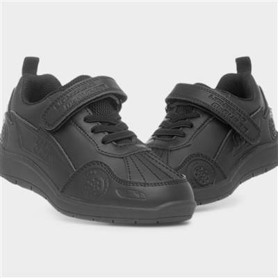 Vitar Kids Black School Shoe