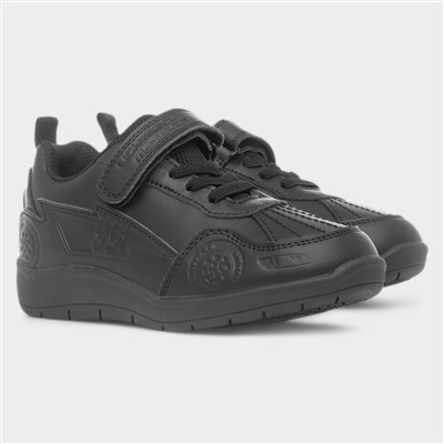 Vitar Kids Black School Shoe