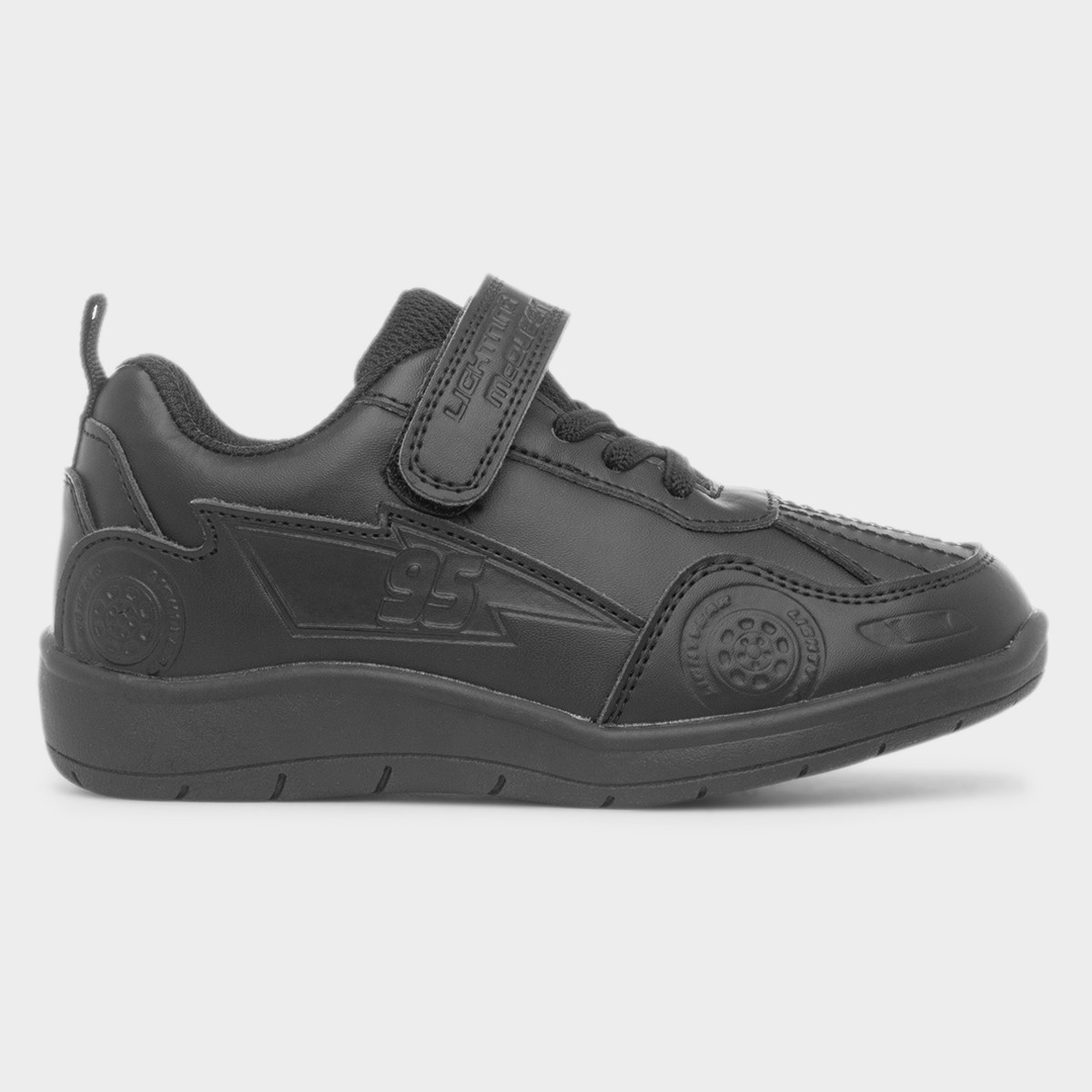 Vitar Kids Black School Shoe