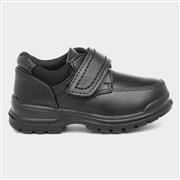 Trux Kids Black Easy Fasten Shoe Kids Size 3 to 13 (Click For Details)