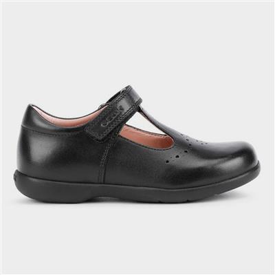 Naimara Kids Black Leather Shoe Sizes 28-31