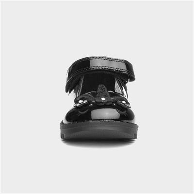 Castle Girls Black Unicorn Shoe