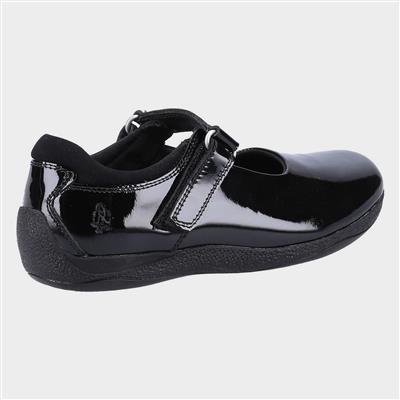 Marcie Jr Girls Black Patent Shoe