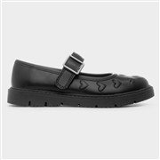 Walkright Betty Girls Black Heart School Shoe (Click For Details)