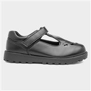 Walkright Lena Kids Black School Shoes with Hearts (Click For Details)