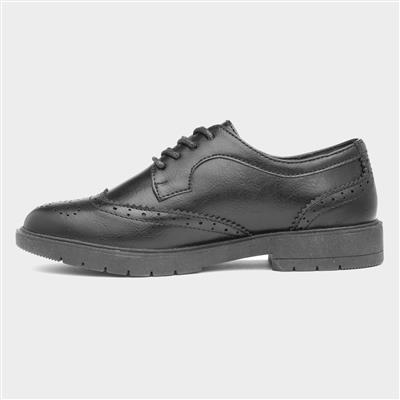 Girls Brogue School Shoe