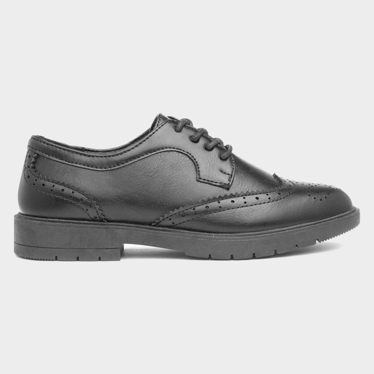 Girls Brogue School Shoe