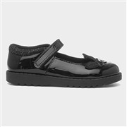 Walkright Maiden Girls Black Patent Unicorn Shoe (Click For Details)