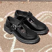 Walkright Lottie Girls Black Patent School Shoe (Click For Details)