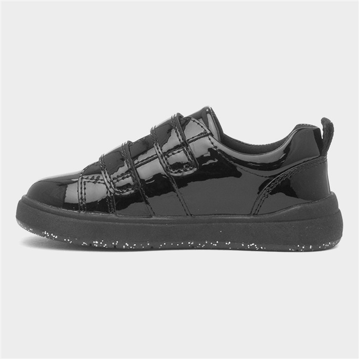 Betsie Girls Black Patent School Shoe
