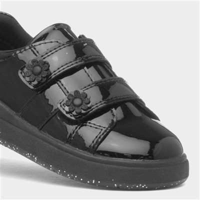 Betsie Girls Black Patent School Shoe
