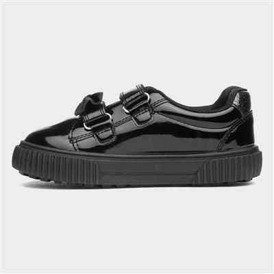 Bette Girls Black Patent Shoe