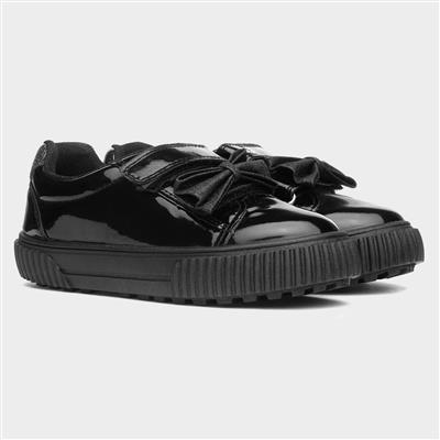 Bette Girls Black Patent Shoe