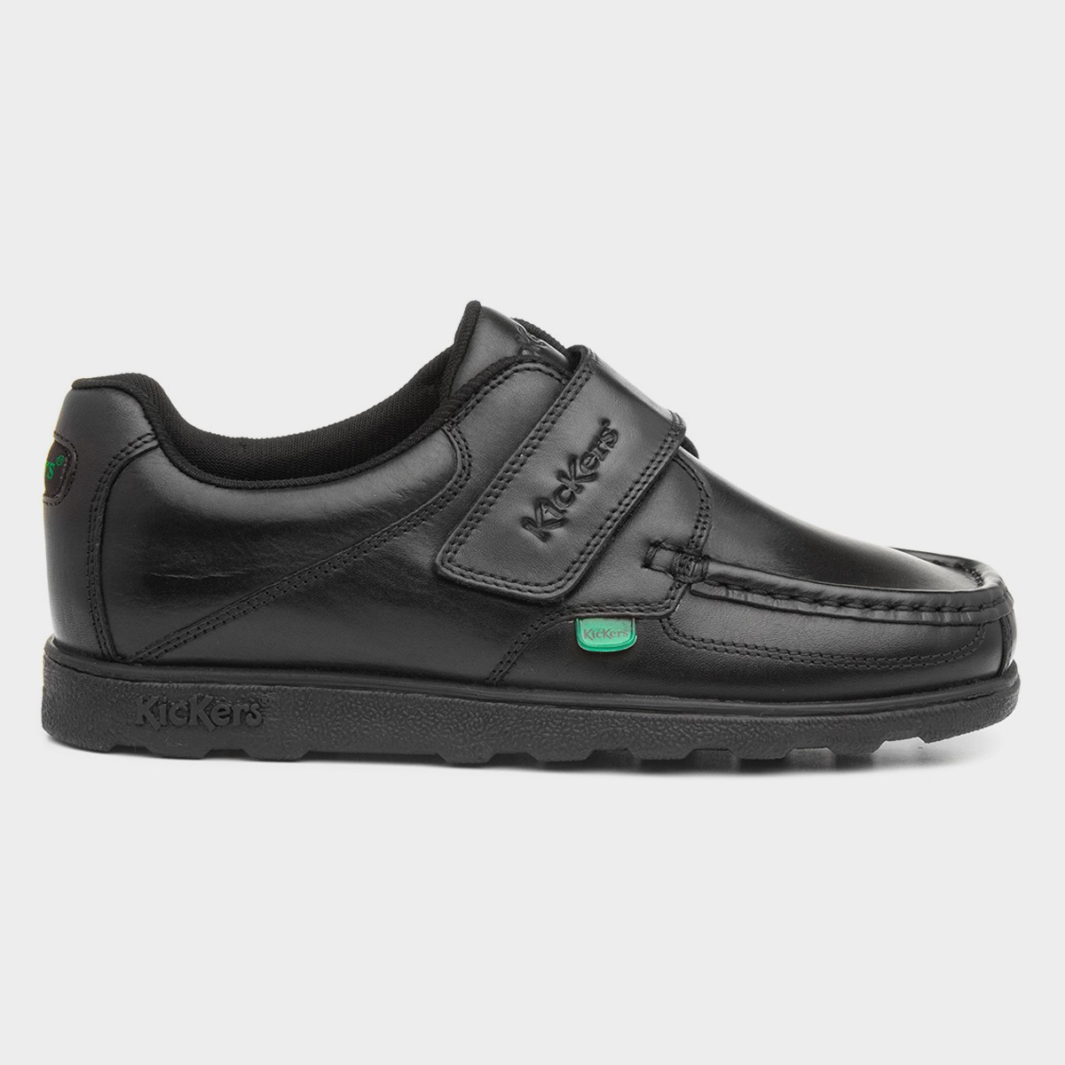 Fragma Boys Black Easy Fasten Shoe