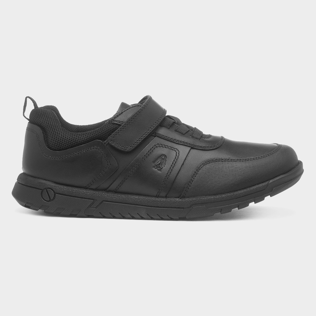 Sutton Boys Black Leather School Shoe