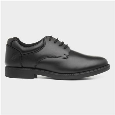 Tim Boys Black Leather Lace Up Shoe