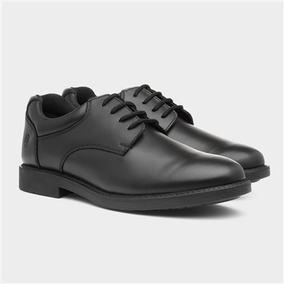 Tim Boys Black Leather Shoe