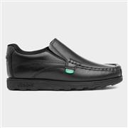 Kickers Fragma Kids Black Leather School Shoe (Click For Details)