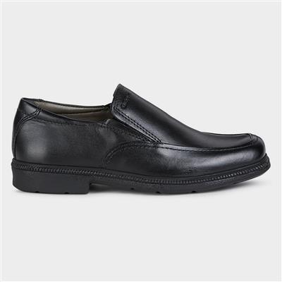 Federico Boys Slip On Shoe Black Sizes 31-34